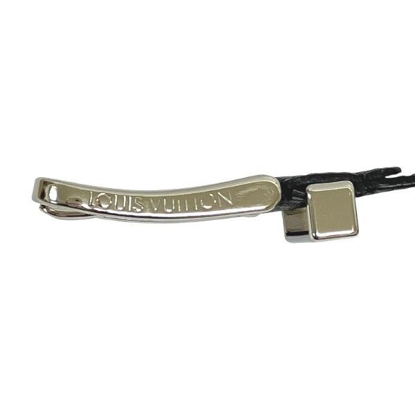 Louis Vuitton Ceinture Pont Neuf Black Silver Belt — view 3