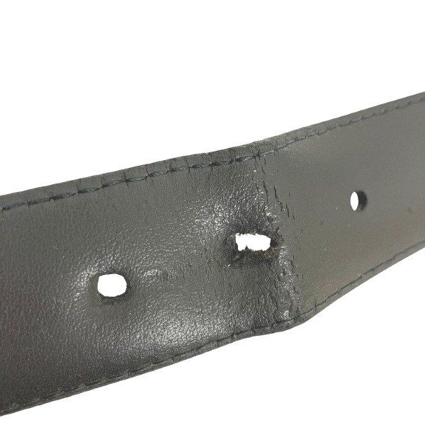Louis Vuitton Ceinture Pont Neuf Black Silver Belt — view 7