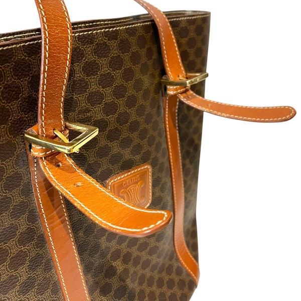 Celine Macadam Pattern Bucket Tote — view 7