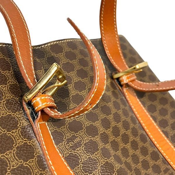 Celine Macadam Pattern Bucket Tote — view 8