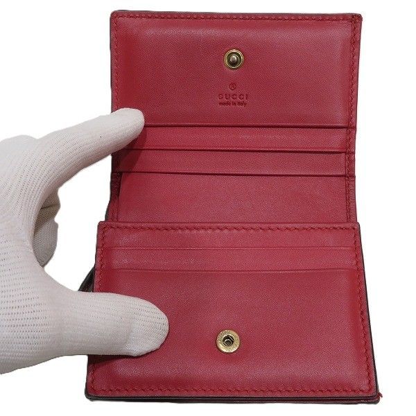 Gucci GG Supreme Cherry Mini Wallet Bifold — view 3