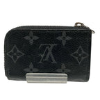 Louis Vuitton Monogram Eclipse Porte Monageur Coin Case — view 2