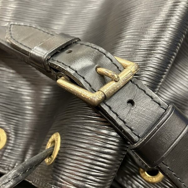 Louis Vuitton Epi Noe Drawstring Noir Black Shoulder Bag Tote — view 8