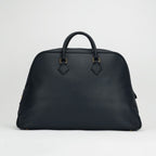 Hermes Sampron Tote Shoulder Bag Courchevel Navy Blue Gold — view 3