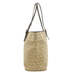 Fendi Zucca Pattern Tote Canvas Leather — view 3