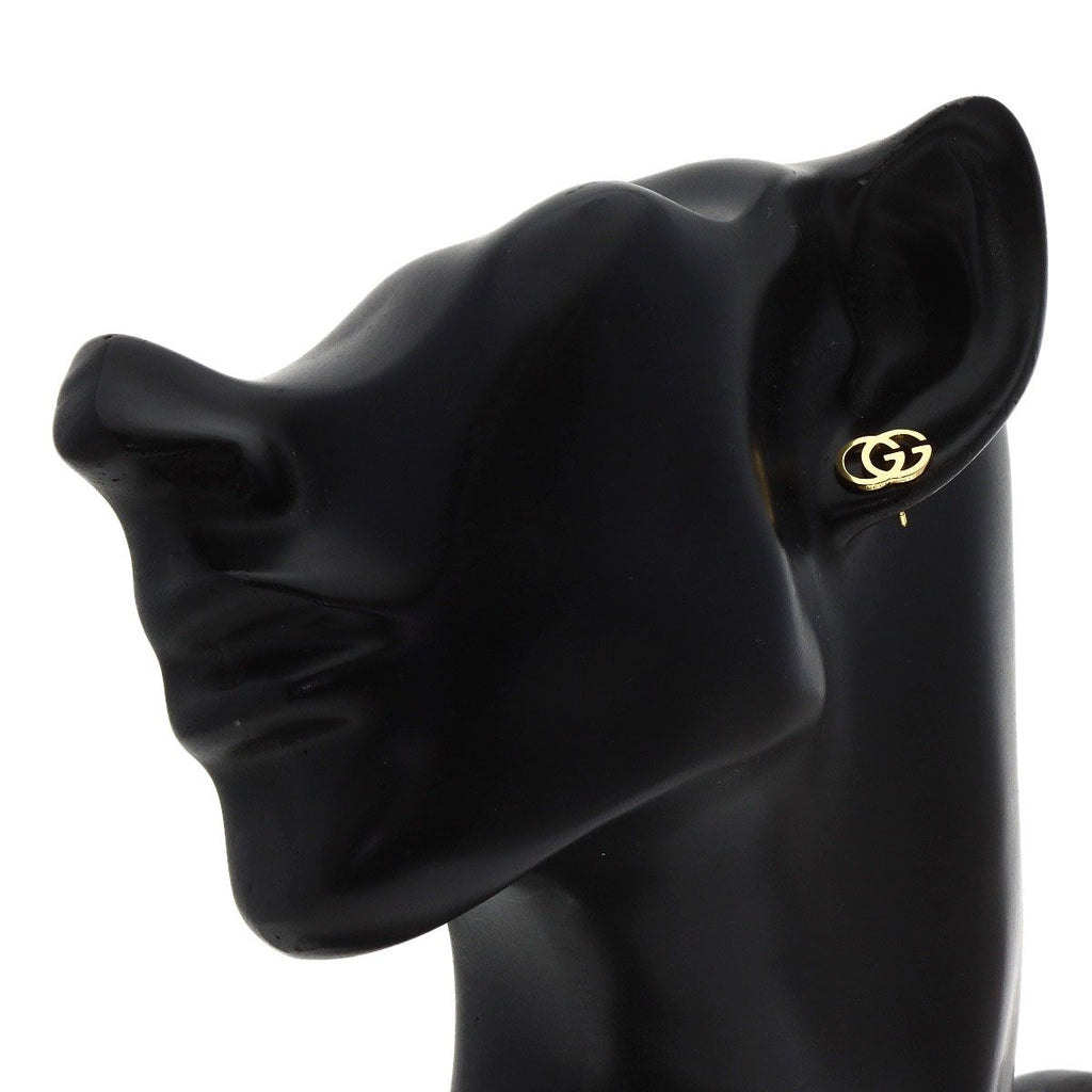 Gucci GG Running Stud Earrings 18k Yellow Gold — view 5