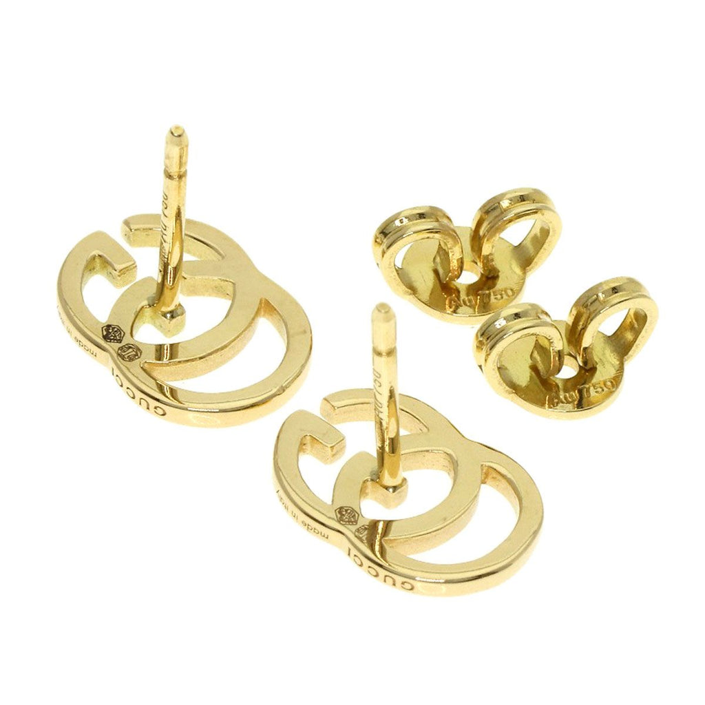 Gucci GG Running Stud Earrings 18k Yellow Gold — view 4