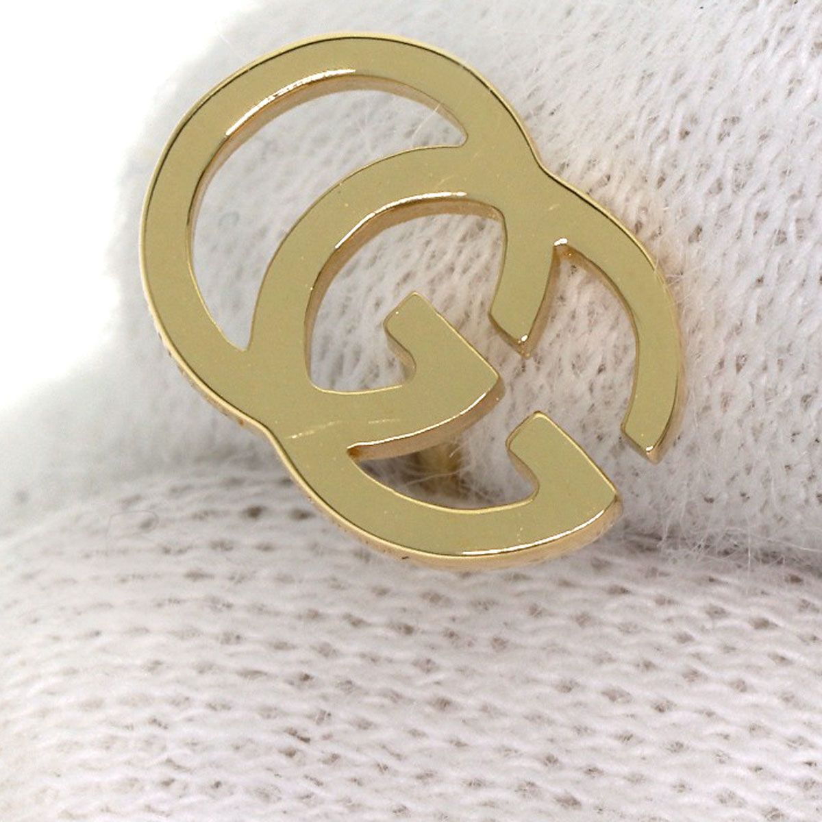 Gucci GG Running Stud Earrings 18k Yellow Gold — view 6