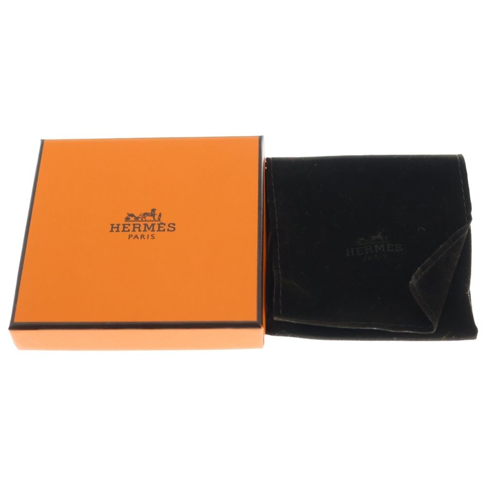 Hermes Uni Bangle Bracelet Black Gold — view 6