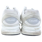 Celine Lace Up Low Cut Sneakers White Gray — view 3