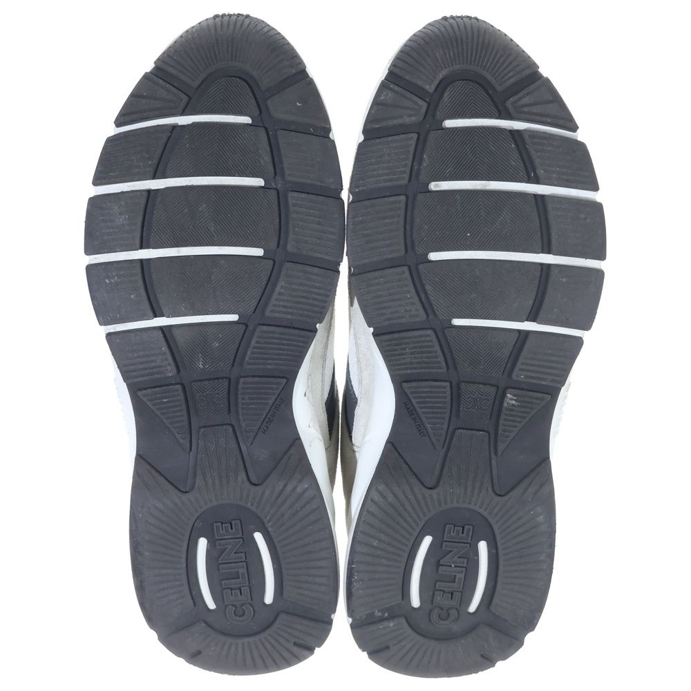 Celine Lace Up Low Cut Sneakers White Gray — view 5