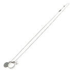 Louis Vuitton Monogram Ring Necklace Pendant Chain Silver — view 2
