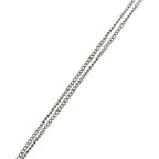 Louis Vuitton Monogram Ring Necklace Pendant Chain Silver — view 4