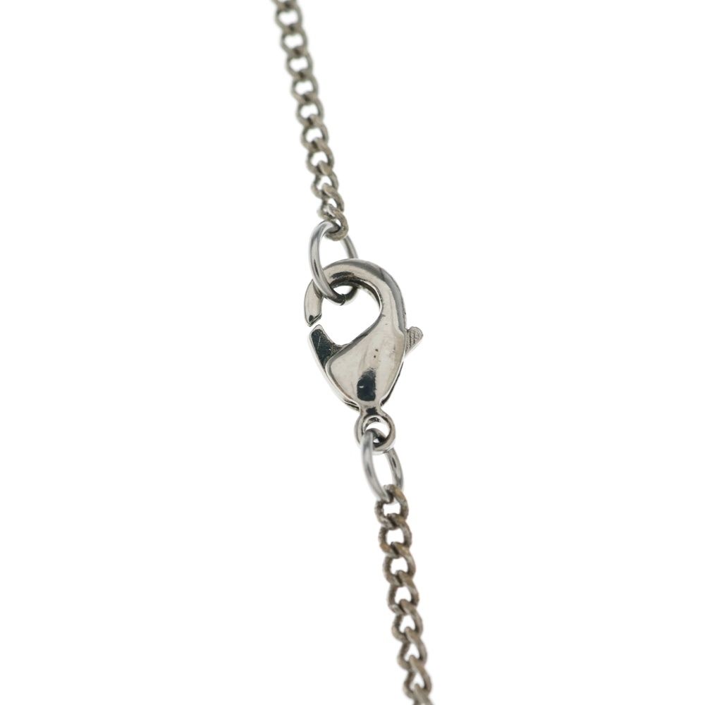Louis Vuitton Monogram Ring Necklace Pendant Chain Silver — view 7