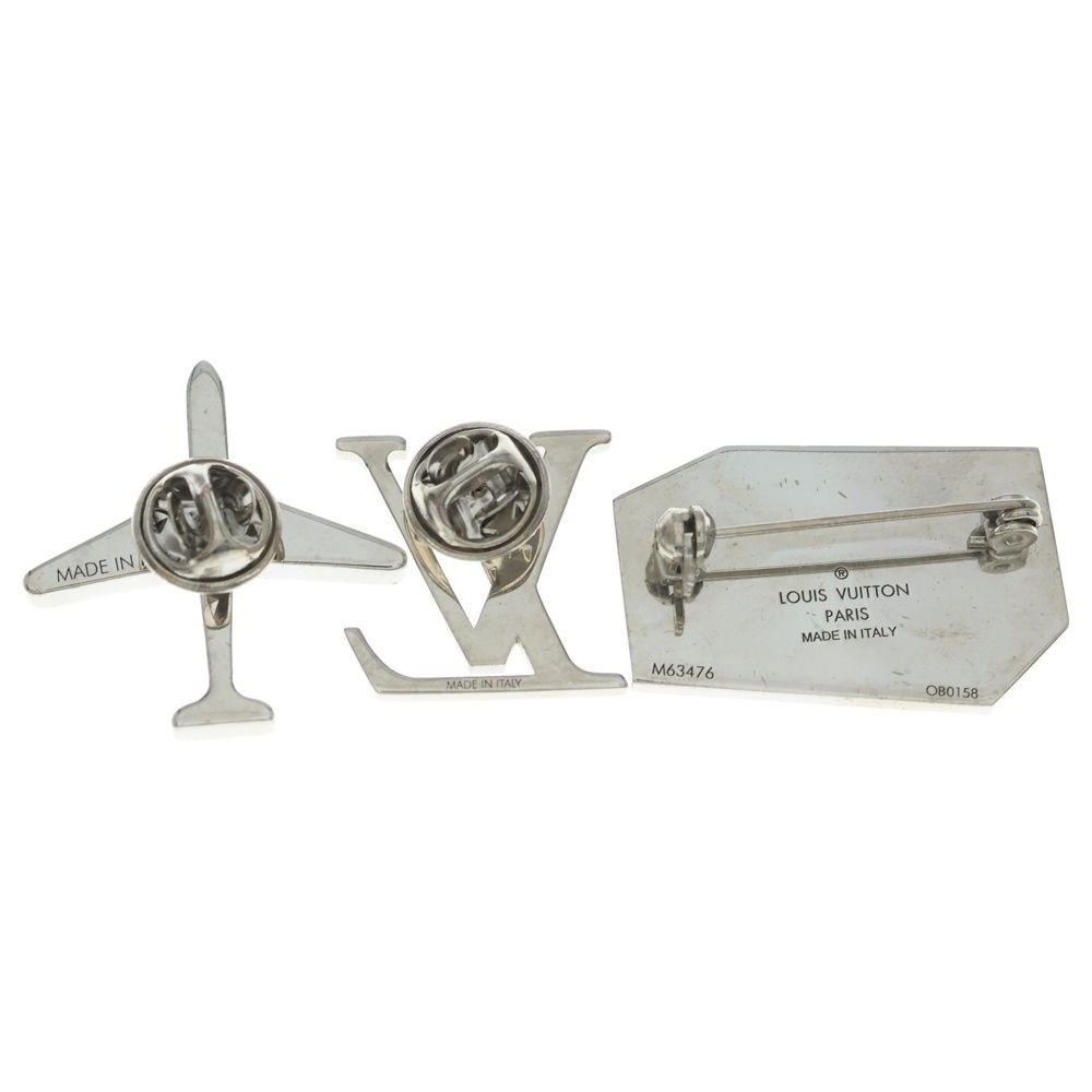 Louis Vuitton Time Capsule Exhibition Limited Brooch 3 Piece Set Pin Badge — view 4