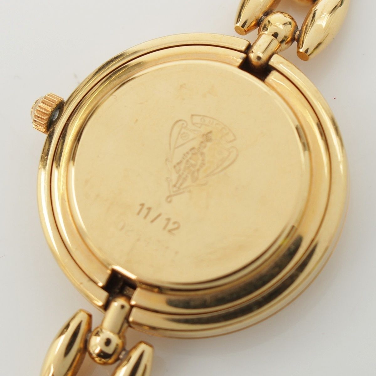 Gucci Change Bezel 5 Watch Quartz White Dial 11 12 Gold — view 6