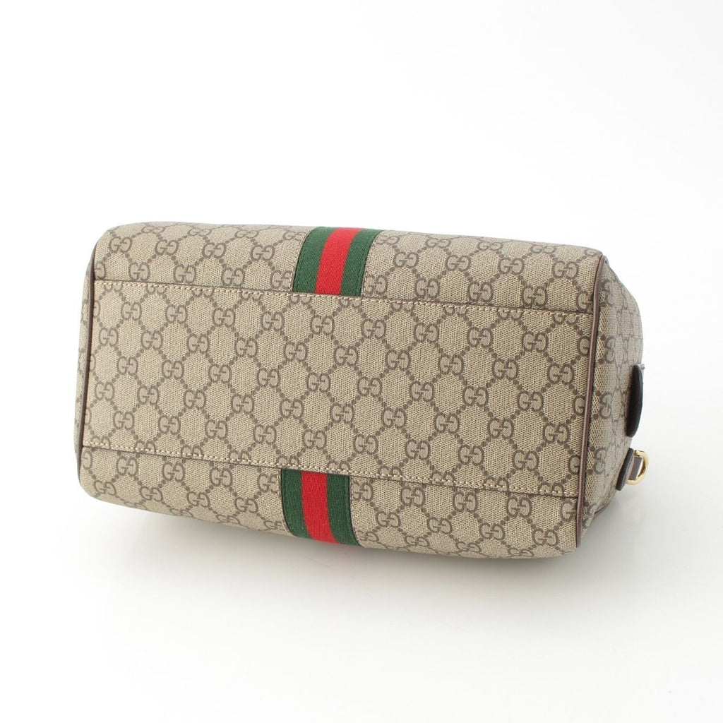 Gucci Ophidia GG Supreme 2-Way Shoulder Boston Bag Beige — view 5
