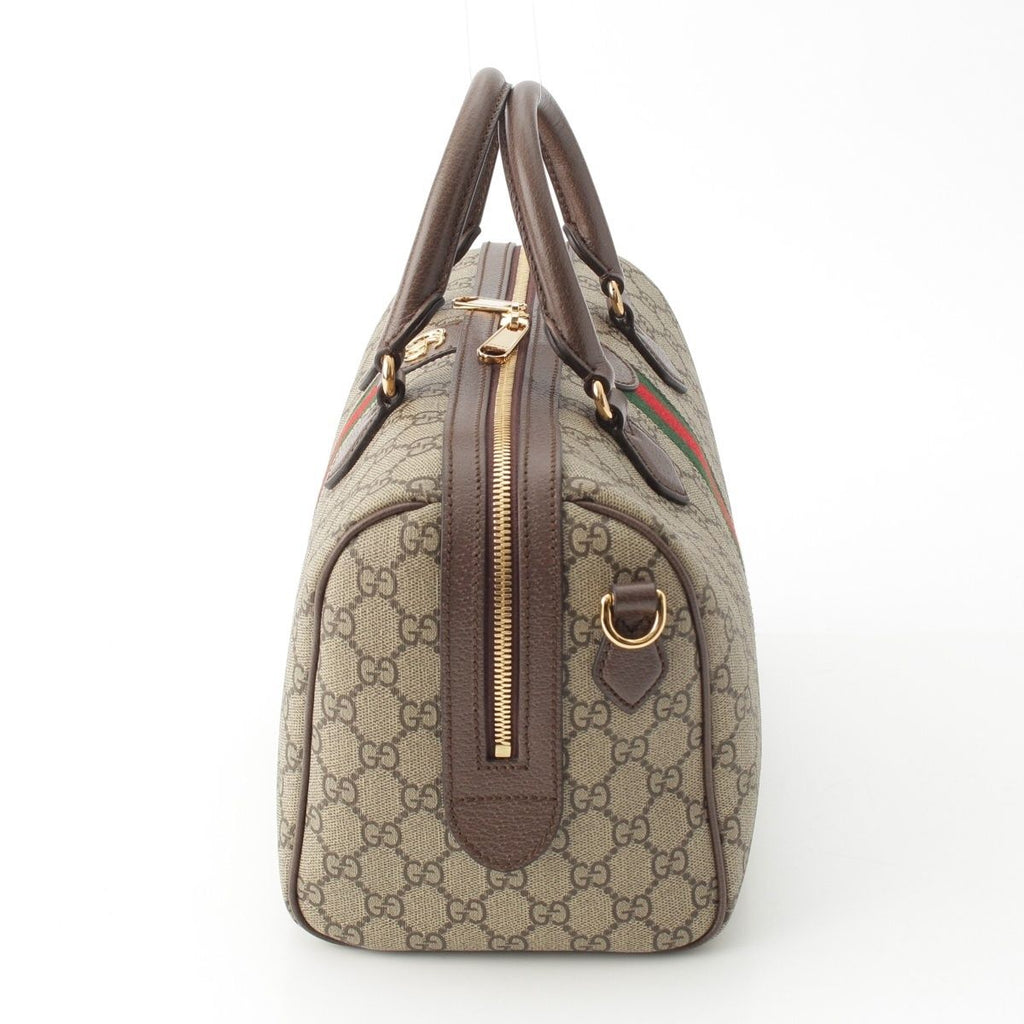 Gucci Ophidia GG Supreme 2-Way Shoulder Boston Bag Beige — view 3