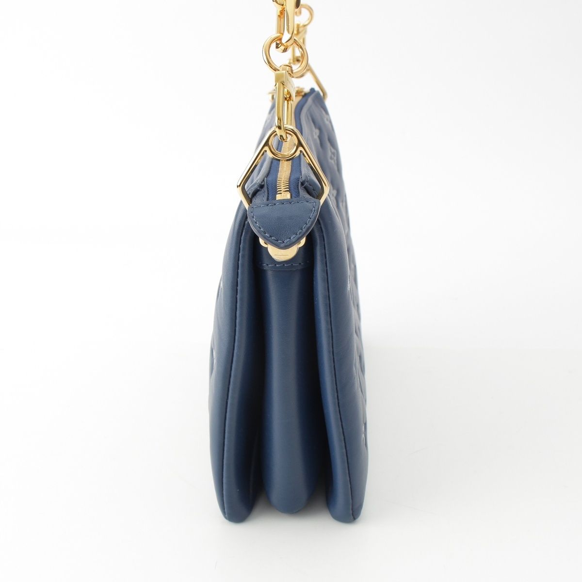 Louis Vuitton Monogram Cousin PM Clutch Shoulder Bag Blue Navy — view 4