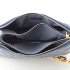 Louis Vuitton Monogram Cousin PM Clutch Shoulder Bag Blue Navy — view 7