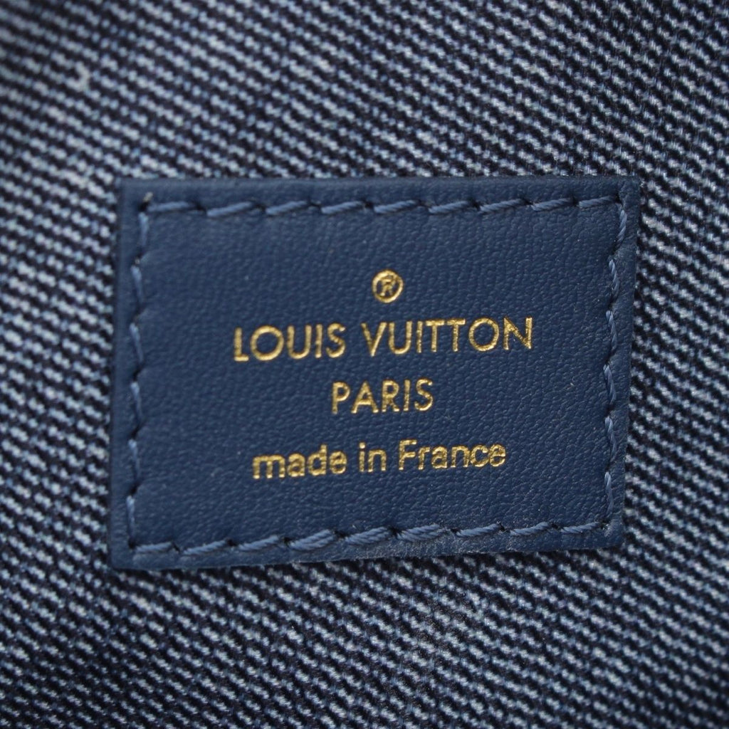 Louis Vuitton Monogram Cousin PM Clutch Shoulder Bag Blue Navy — view 8
