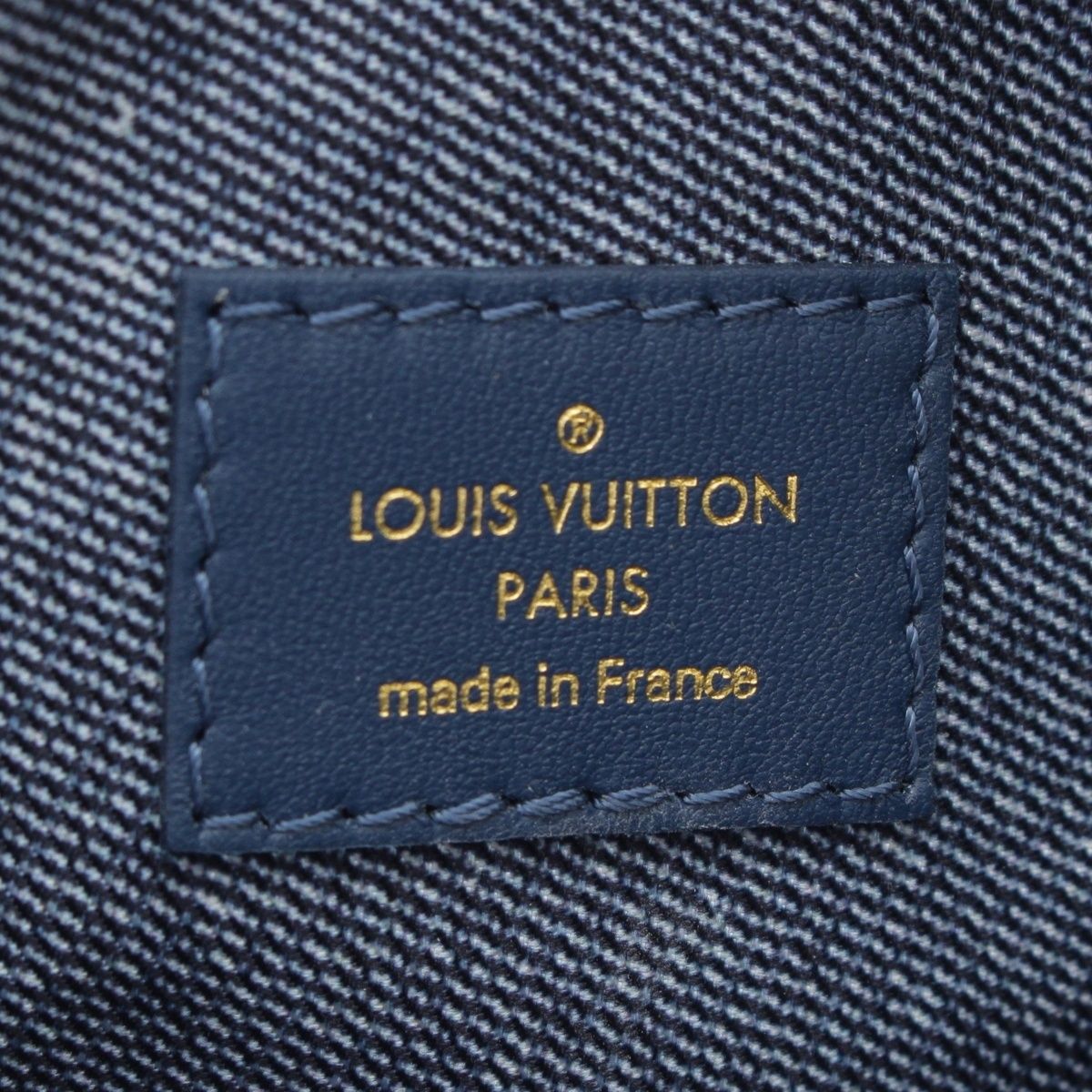 Louis Vuitton Monogram Cousin PM Clutch Shoulder Bag Blue Navy — view 8