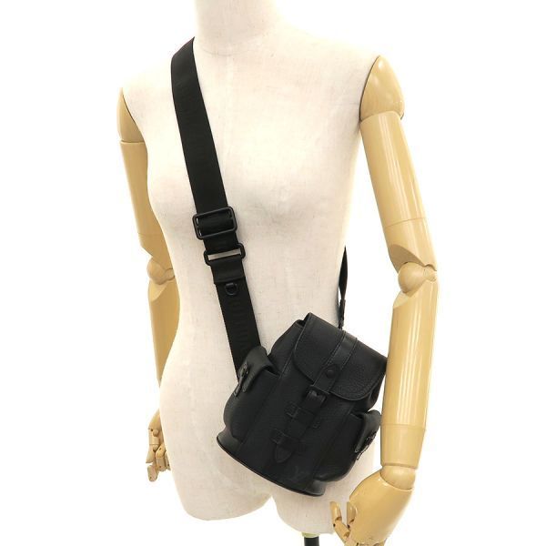 Louis Vuitton Taurillon Christopher XS Shoulder Bag — view 9