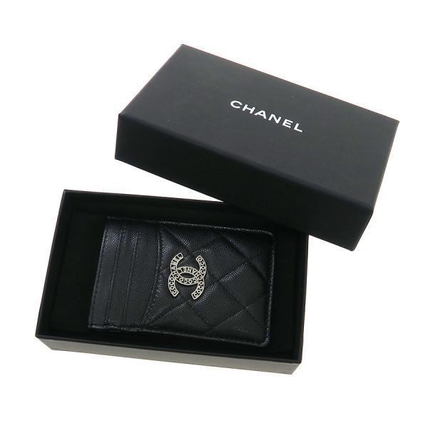 Chanel Caviar Quilted Card Case — view 9
