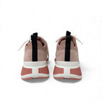 Hermes Just Sneakers Shoes Suede Fabric Pink Black White — view 5