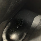 Hermes Voltige Boots Short Shoes Fabric Leather Black Knit — view 7