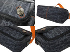 Dior Bag Orange Navy Denim Leather Silver — view 5