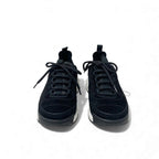 Chanel Sneakers Shoes Suede Leather Black Logo CC — view 2
