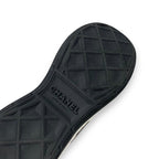 Chanel Sneakers Shoes Suede Leather Black Logo CC — view 8