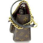 Louis Vuitton Passi Monogram Shoulder Bag Brown — view 3