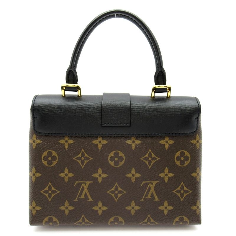Louis Vuitton Locky BB Monogram Shoulder Bag Noir Black — view 4