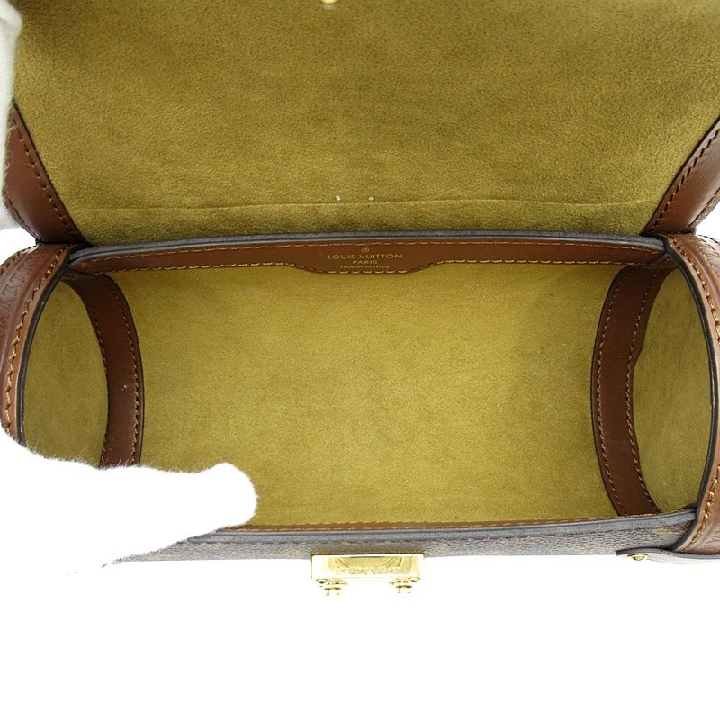 Louis Vuitton Papillon Trunk Monogram Shoulder Bag Brown — view 7