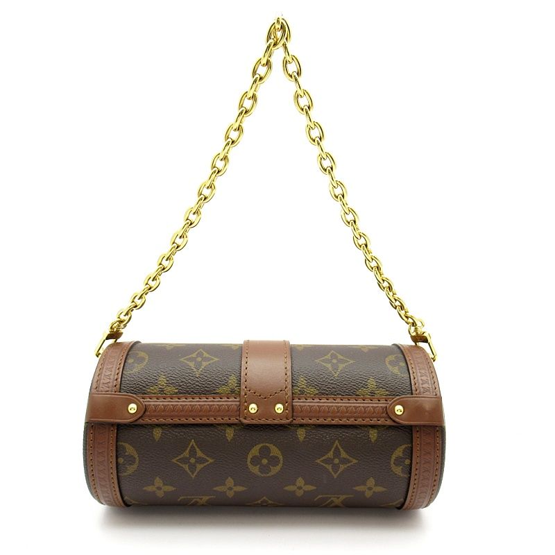 Louis Vuitton Papillon Trunk Monogram Shoulder Bag Brown — view 4