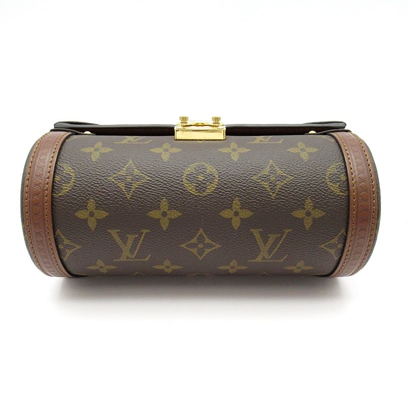 Louis Vuitton Papillon Trunk Monogram Shoulder Bag Brown — view 6