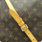 Louis Vuitton Musette Salsa Short Monogram Shoulder Bag Brown — view 2