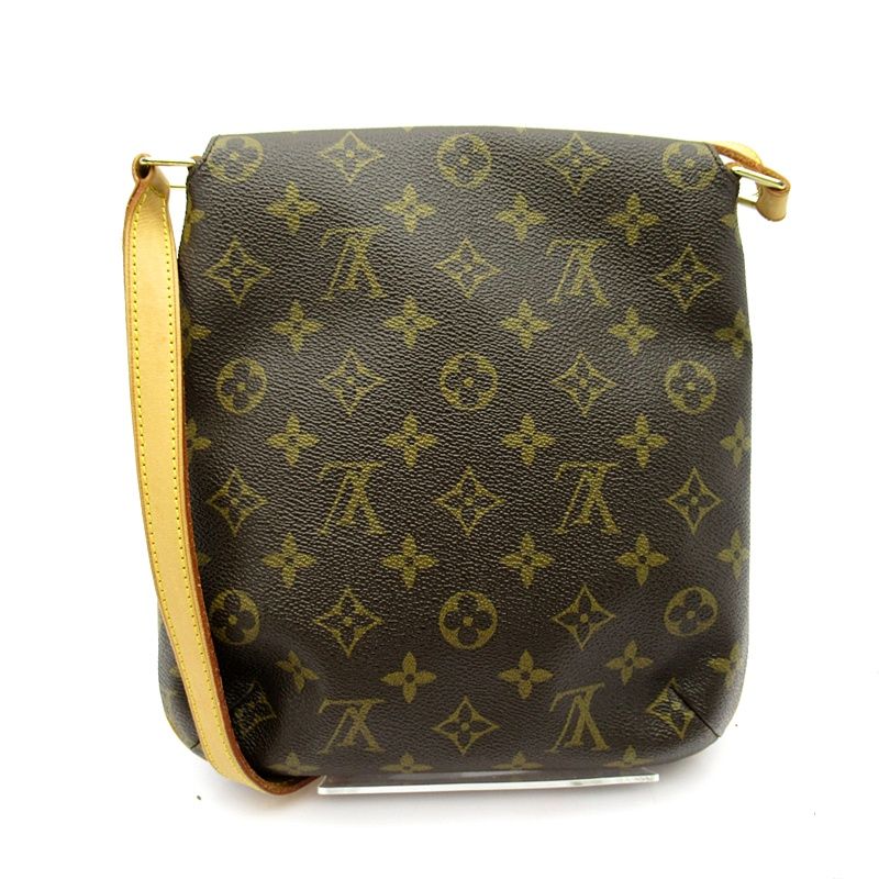 Louis Vuitton Musette Salsa Short Monogram Shoulder Bag Brown — view 4