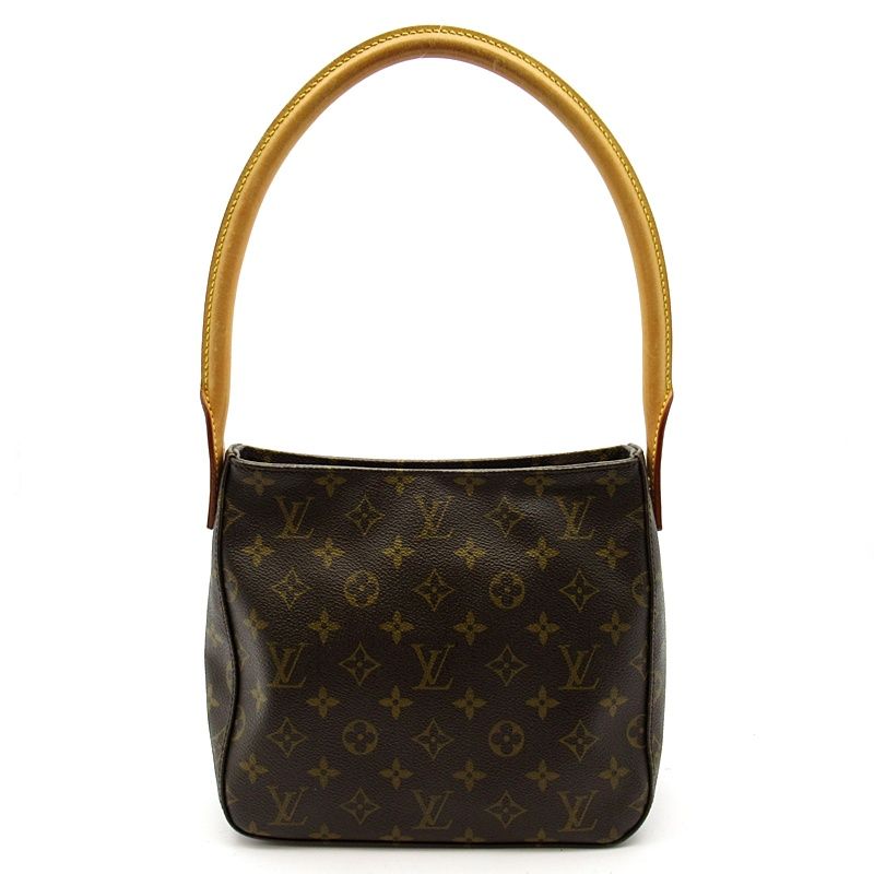 Louis Vuitton Looping MM Monogram Shoulder Bag Brown — view 4