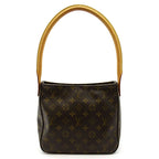 Louis Vuitton Looping MM Monogram Shoulder Bag Brown — view 4