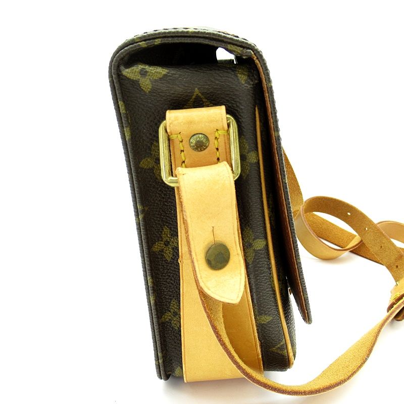 Louis Vuitton Cartouchiere 22 Monogram Shoulder Bag Brown — view 5