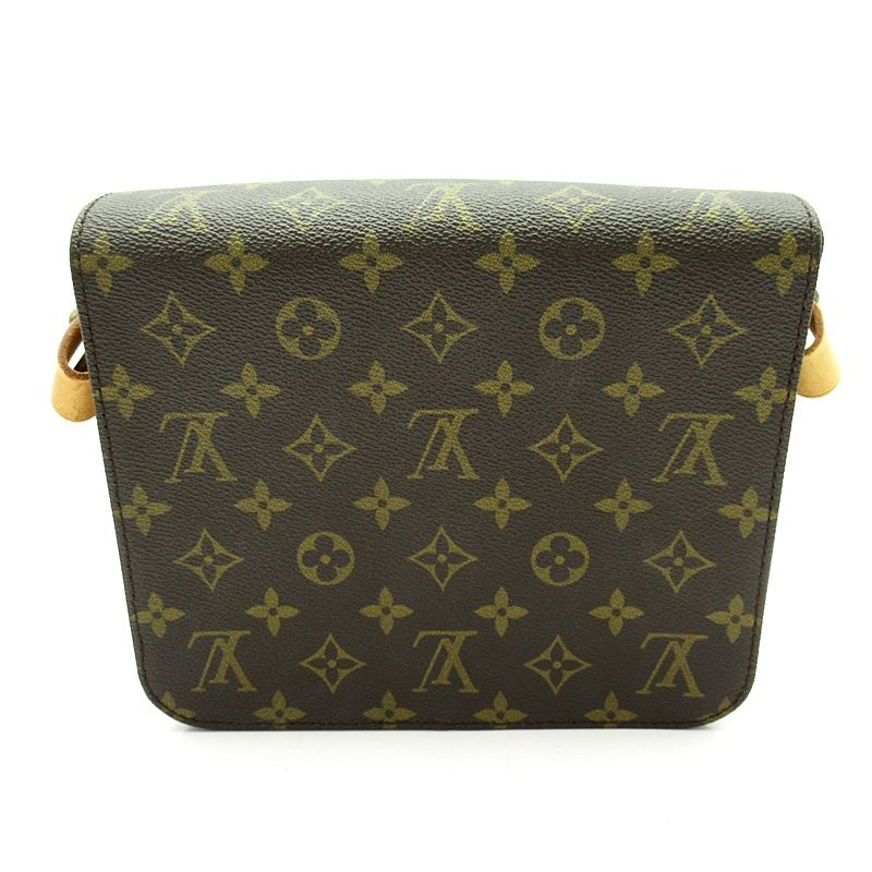 Louis Vuitton Cartouchiere 22 Monogram Shoulder Bag Brown — view 4