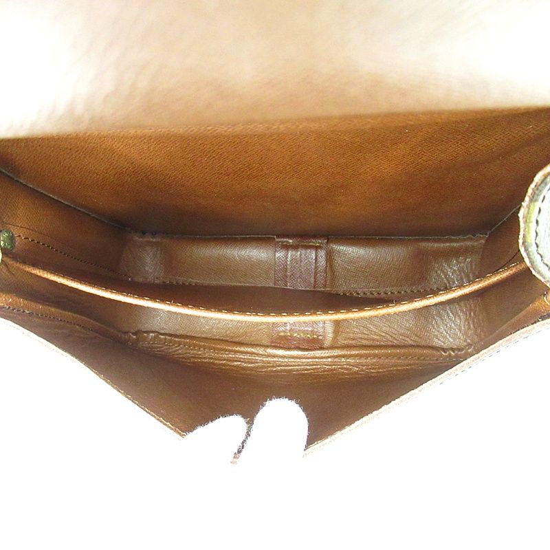 Louis Vuitton Cartouchiere 22 Monogram Shoulder Bag Brown — view 7