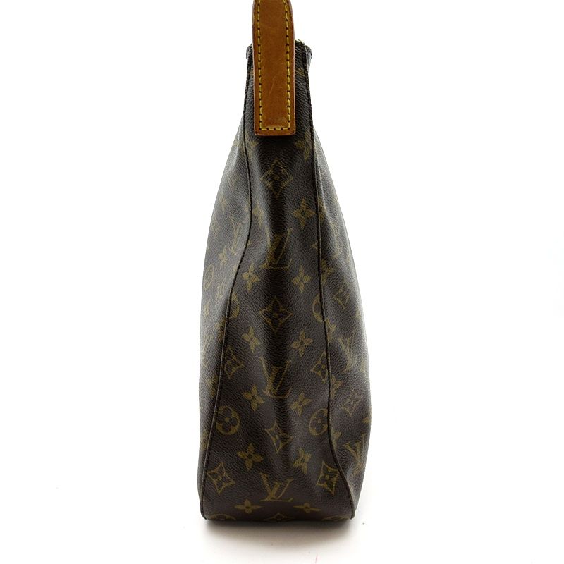 Louis Vuitton Looping GM Monogram Shoulder Bag Brown — view 3