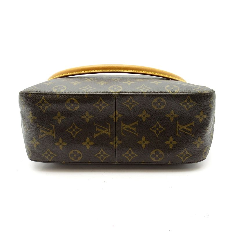 Louis Vuitton Looping GM Monogram Shoulder Bag Brown — view 6
