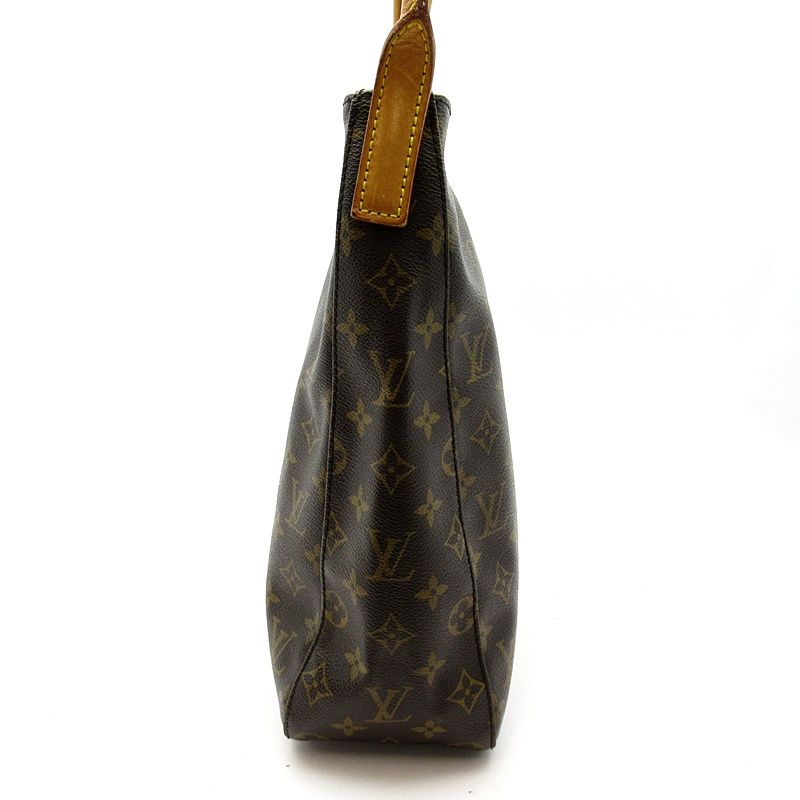 Louis Vuitton Looping GM Monogram Shoulder Bag Brown — view 5