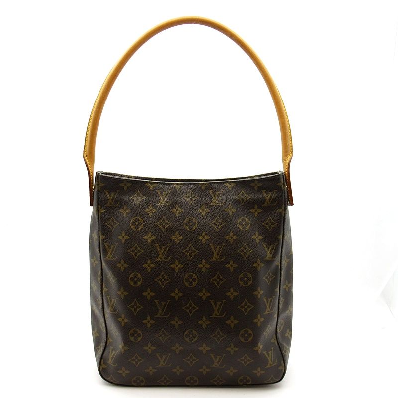 Louis Vuitton Looping GM Monogram Shoulder Bag Brown — view 4