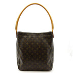 Louis Vuitton Looping GM Monogram Shoulder Bag Brown — view 4